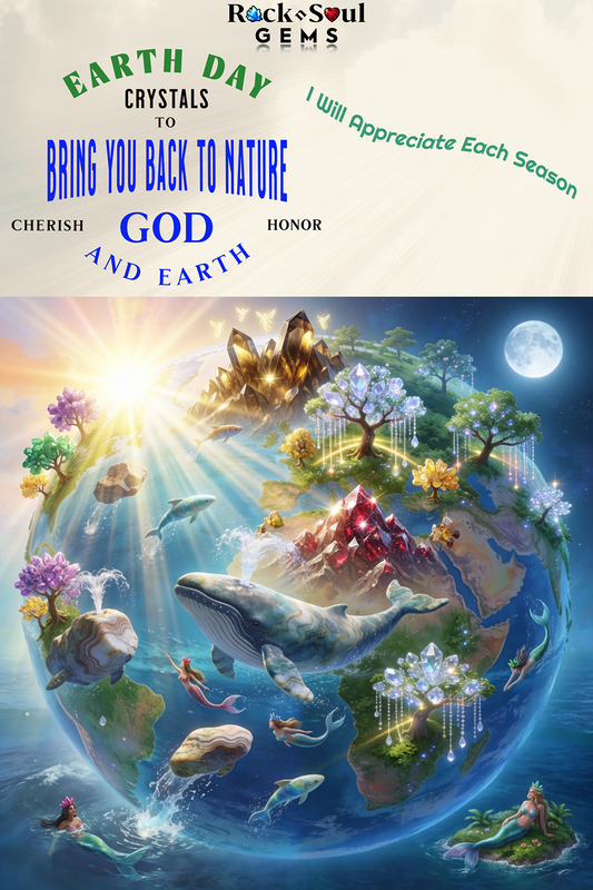 Earth Day! The best crystals to bring you back to Nature, God and Earth