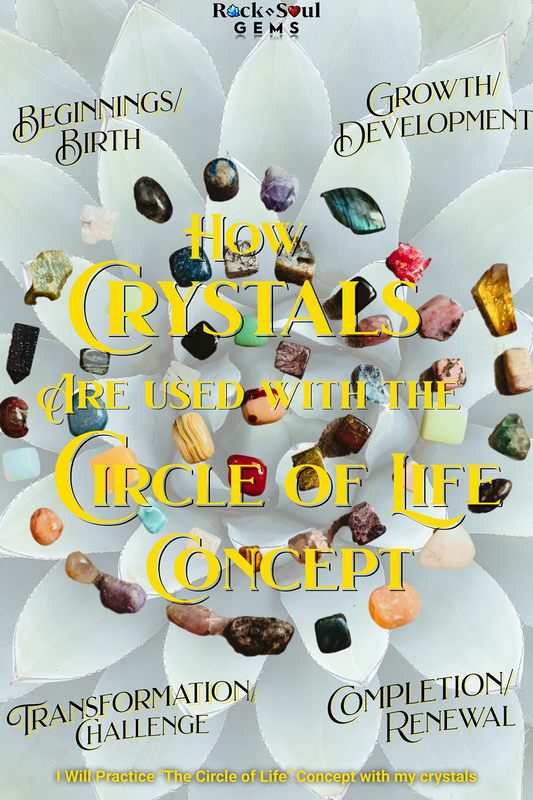 how to create a crystal grid for the circle of life