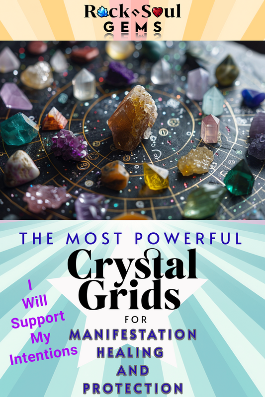 3 powerful crystal grids and steps to make and use for self-care and well-being