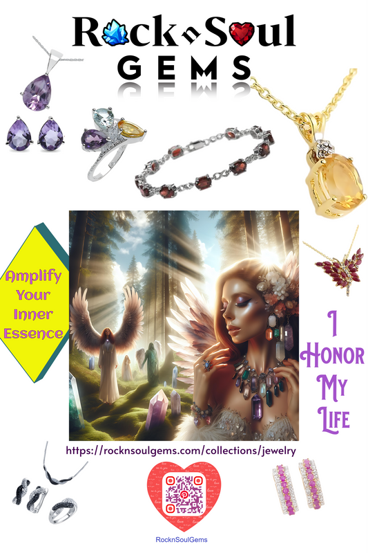 Fine crystal and gem jewelry; crystal jewelry properties