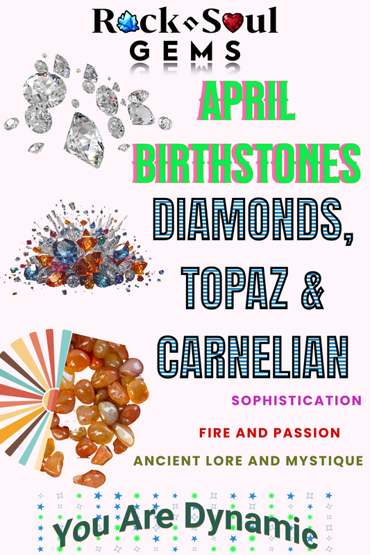 April crystal birthstones; Modern and Traditional April Birthstones