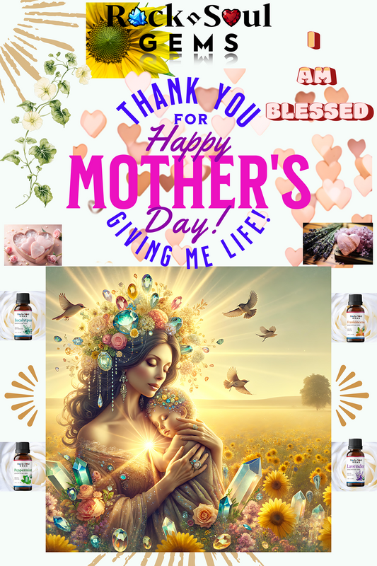 Mother's Day Crystal Gift Ideas; Essential Oils Mother's Day gifts