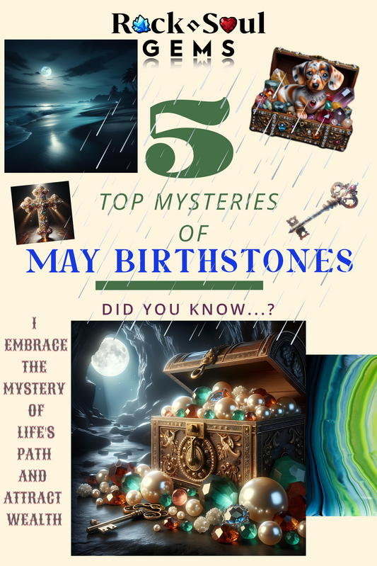 May Birthstones; #Crystals #Maybirthstones