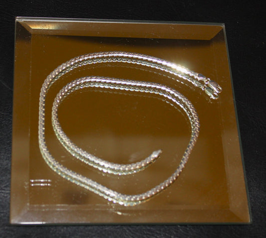 18" sterling silver necklace; sterling silver chains