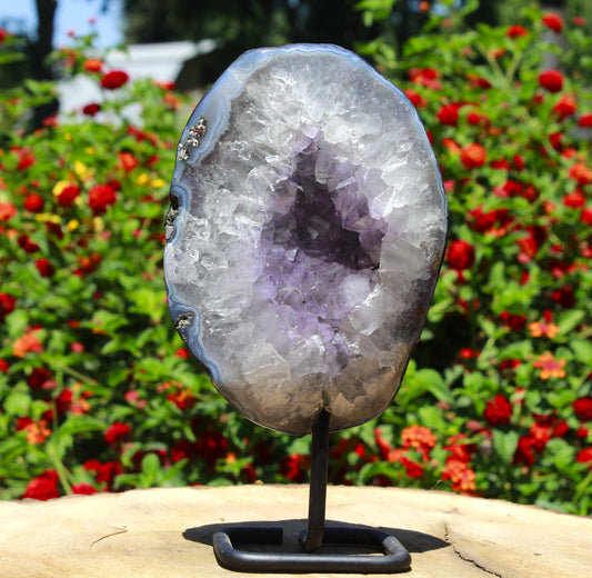 Amethyst known to increase wisdom; enhance higher consciousness