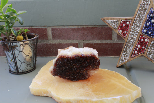 Citrine specimen known for abundance and to promote positive thoughts