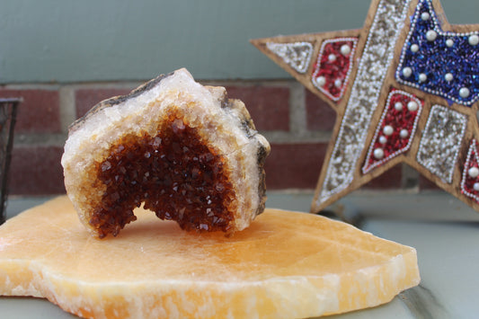 Citrine said to support creativity and self-expression