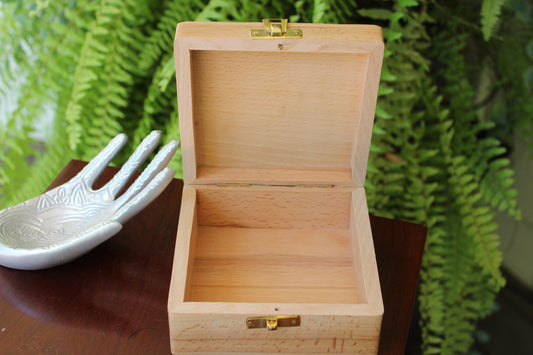 Home Decor - Wood Box, Tree of Life engraved. Store crystals, jewelry and more