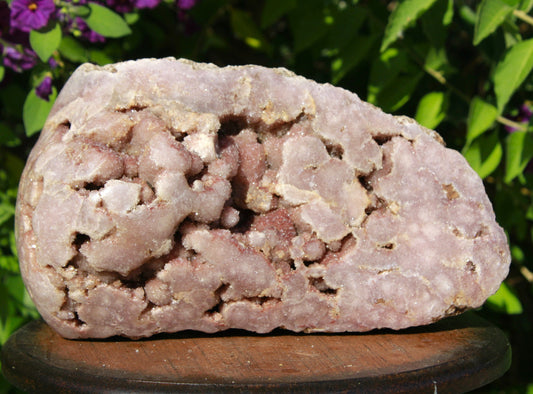 Pink Amethyst Druzy known to alleviate trauma; opens up the heart chakra