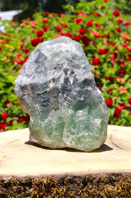 Rainbow fluorite is known as a powerful stone to cleanse and balance all 7 chakras