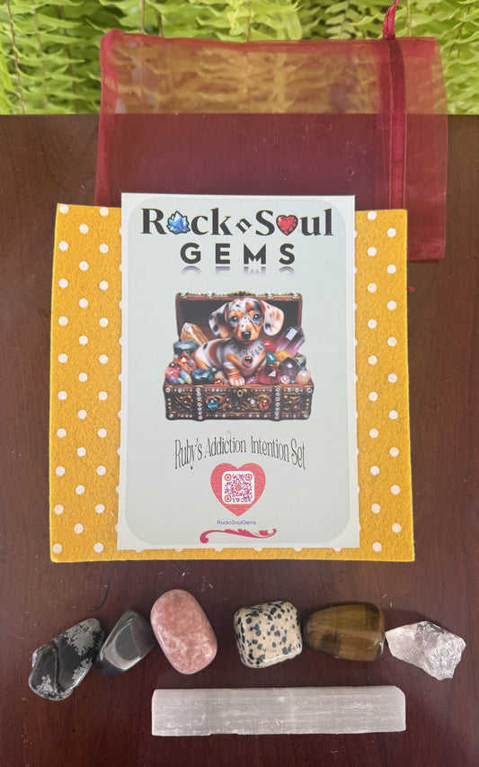 crystal intention set of support during and ongoing recovery of addiction