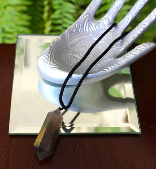 Smoky Quartz crystal jewelry; known to alleviate anxiety