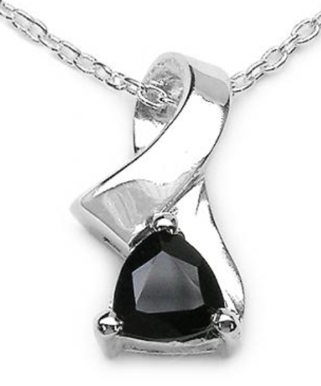 black sapphire crystal jewelry; September birthstone crystal and gemstone jewelry