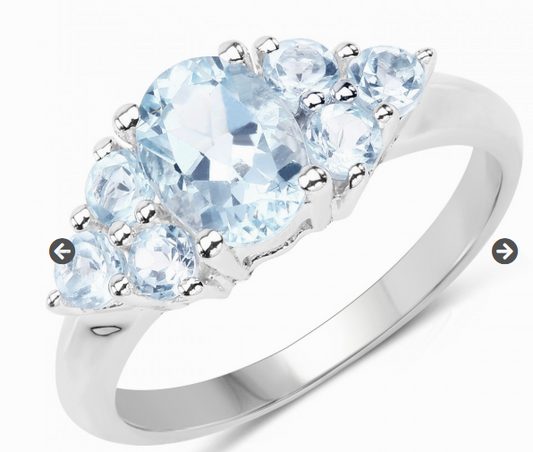 Blue Topaz encourages healing from emotional wounds; December birthstone