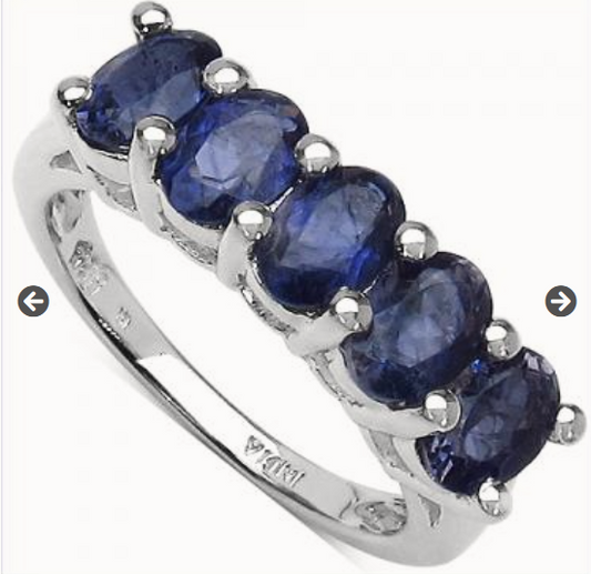 Iolite known to elevate psychic abilities, inner vision and spiritual growth