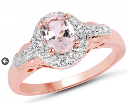 morganite known to attune the heart and works with heart chakra; October birthstone