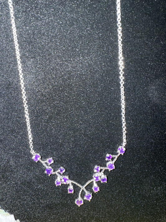 Amethyst fine jewelry; amethyst necklace