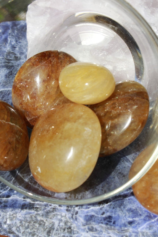 Golden Healer Quartz believed to promote deep relaxation; use for meditation