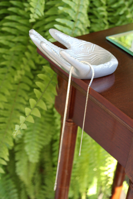 sterling silver chain; 20" sterling silver necklace