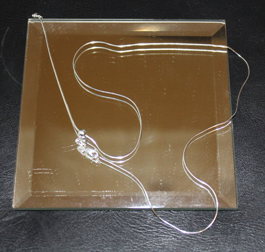 sterling silver chain; said to clear negative energy