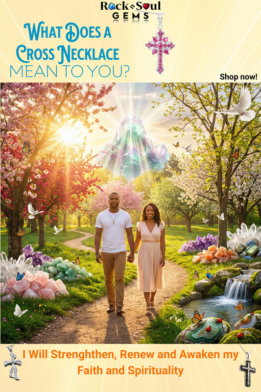 Let Easter, the Cross Symbolism and Crystals help guide you to a special path and allow happiness into your life.