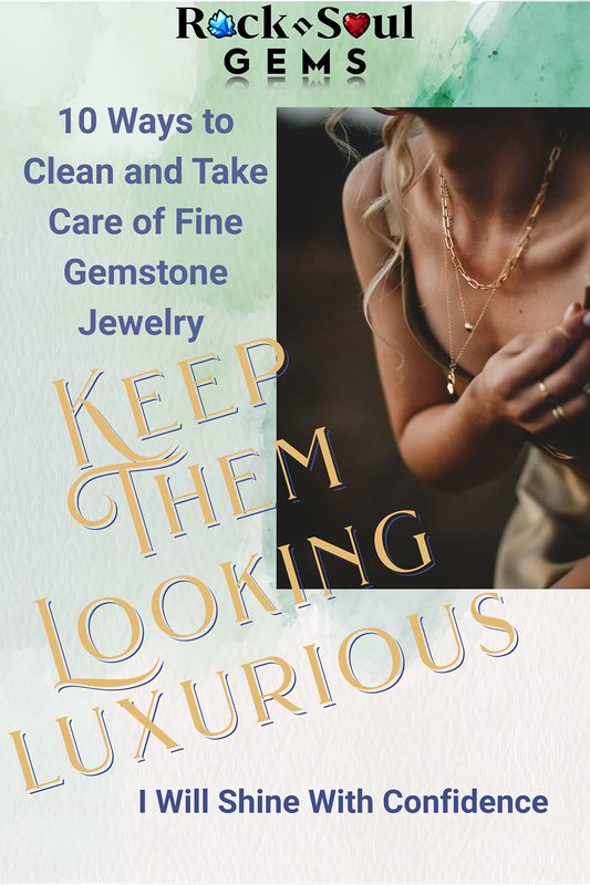 10 ways to clean and take care of fine gemstone jewelry; including 5 natural ways you may not know about 