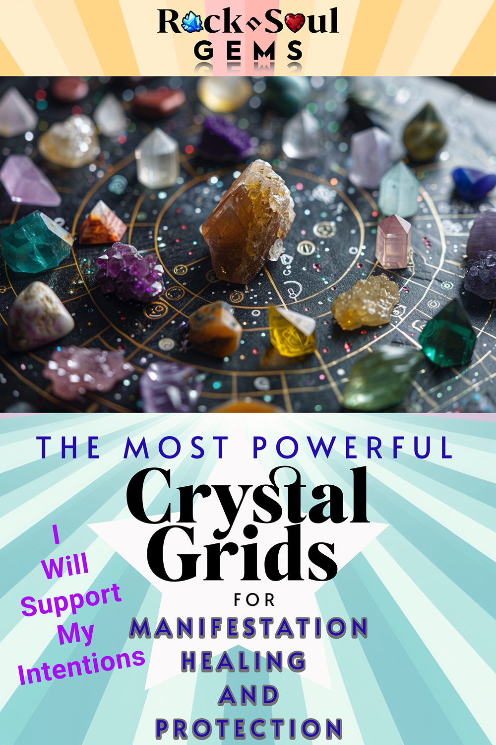 3 powerful crystal grids and steps to make and use for self-care and well-being