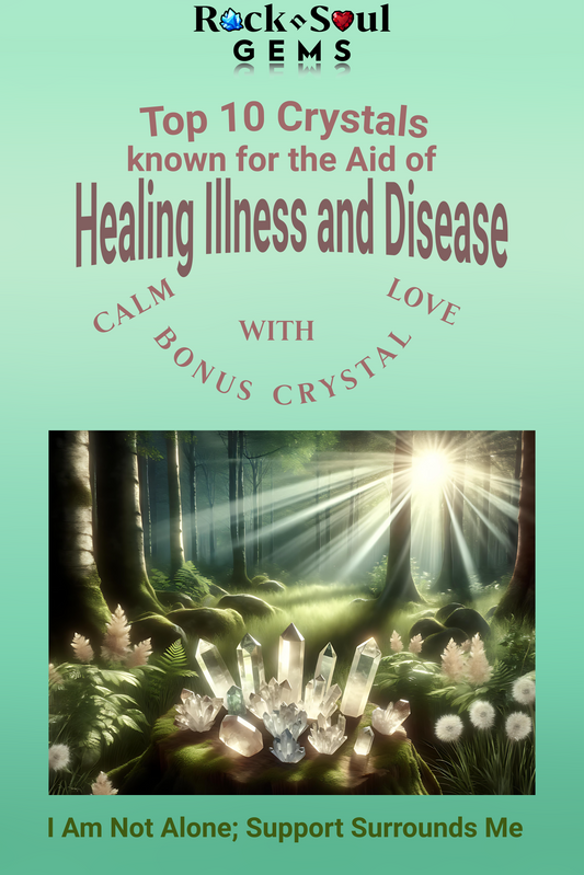 Top 10 Crystals for the Aid of Healing Illness and Disease with Bonus Crystal