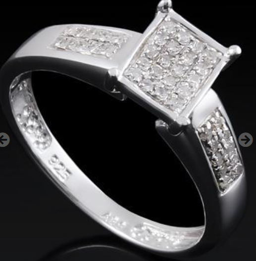 Diamonds ring; April birthstone