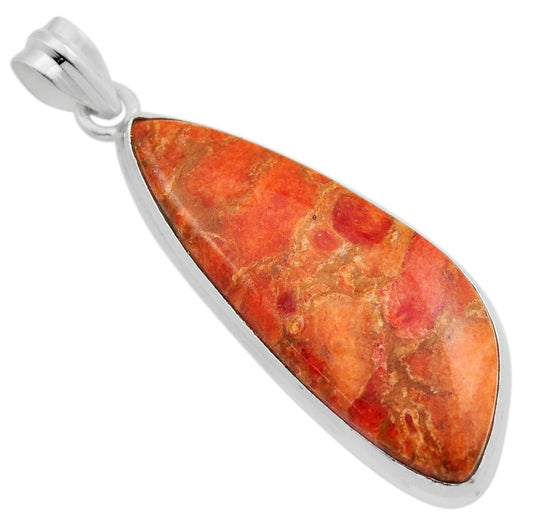 Pendant - Orange Mojave Turquoise