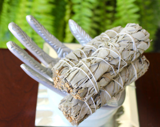 Home Decor - 3,4 or 6 White Sage Smudge Sticks Bundles