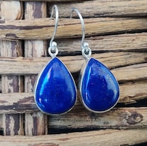 Earrings - Lapis Lazuli - Sterling Silver