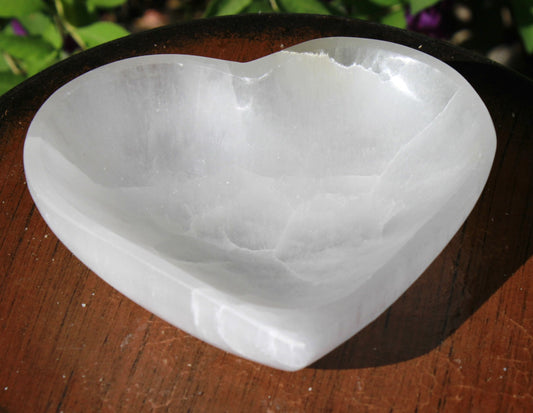 Shape - Selenite Heart Bowl